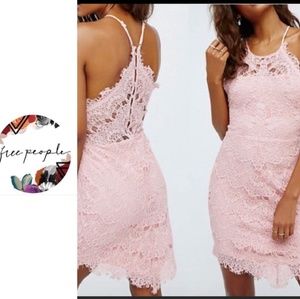 Intimately Free People Bodycon Lace Mini Dress NWOT